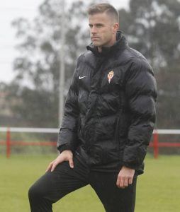 Isma Piñera en un entrenamiento