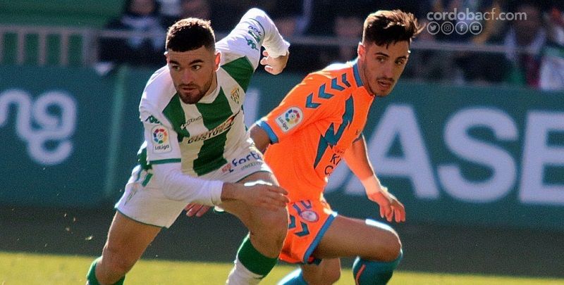 Galán durante el encuentro frente al Rayo Majadahonda | Imagen: Córdoba CF