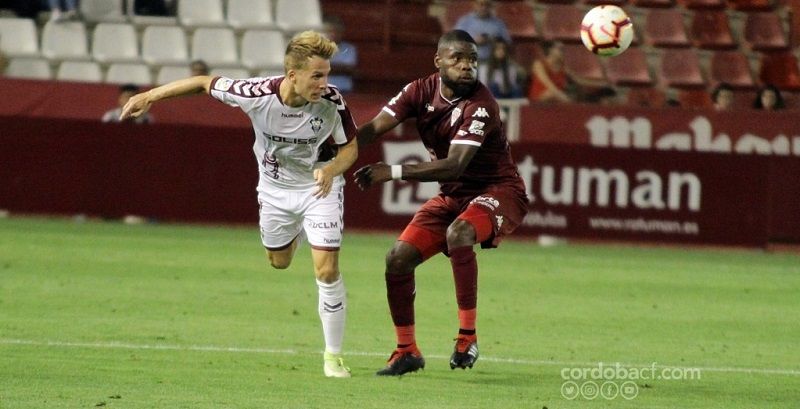 Bambock durante la derrota frente al Albacete | Imagen: Charo Tobajas (Córdoba CF)