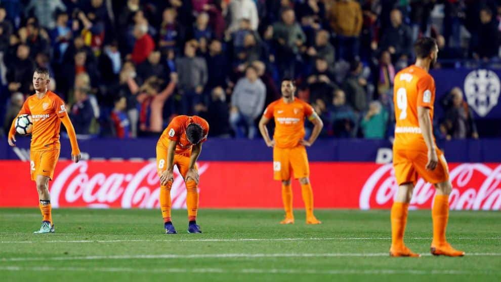 Foto del desastre malaguista en 2018. Foto Marca