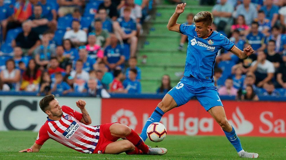 Esta acción de Iván Alejo con Saúl supuso un antes y después en su trayectoria con el Getafe: Foto MARCA