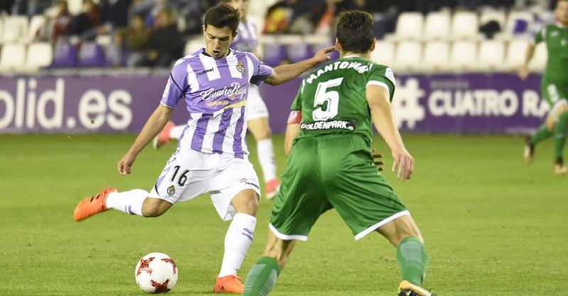 Cotán durante un encuentro de Copa del Rey la pasada temporada | Imagen: Real Valladolid