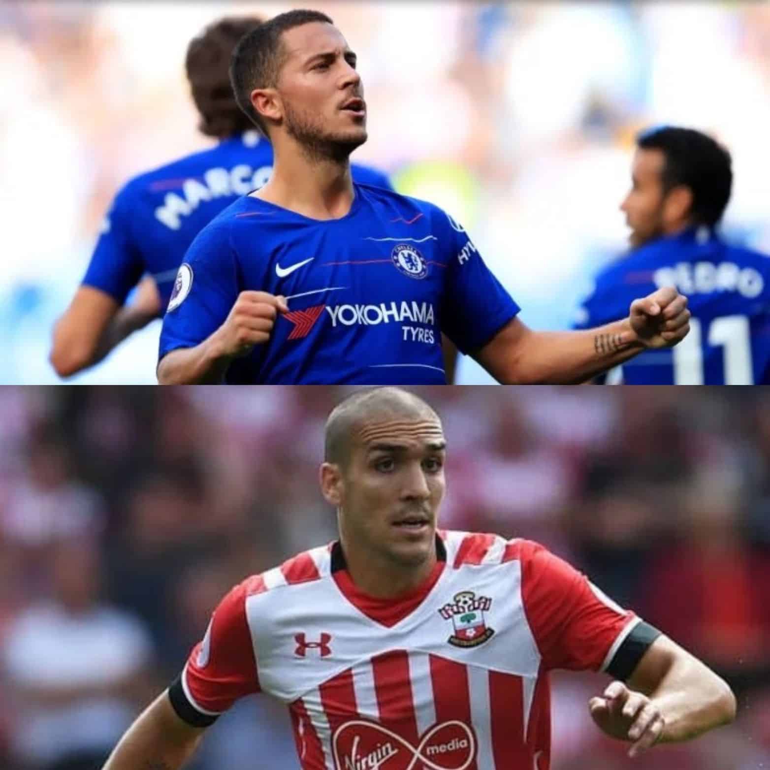 Hazard (Chelsea). Romeu (Southampton).