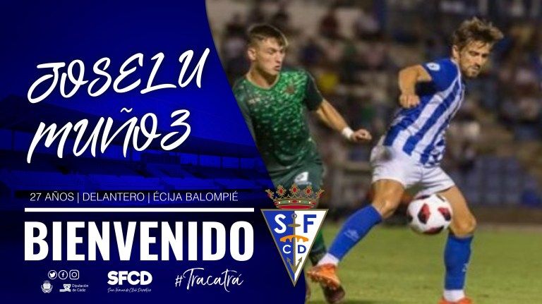 Joselu Muñoz llega al San Fernando procedente del Écija Balompié