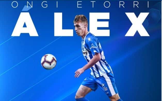 Así anunció el Alavés la incorporación de Álex Blanco