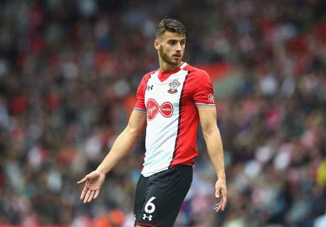 SOUTHAMPTON, ENGLAND - SEPTEMBER 09:  Wesley Hoedt of Southampton during the Premier League match between Southampton and Watford at St Mary's Stadium on September 9, 2017 in Southampton, England.  (Photo by Tony Marshall/Getty Images)
