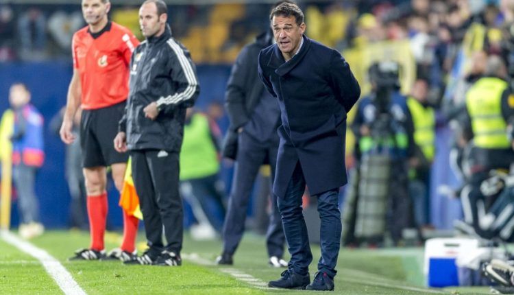 Luis García Plaza en el Estadio de la Cerámica