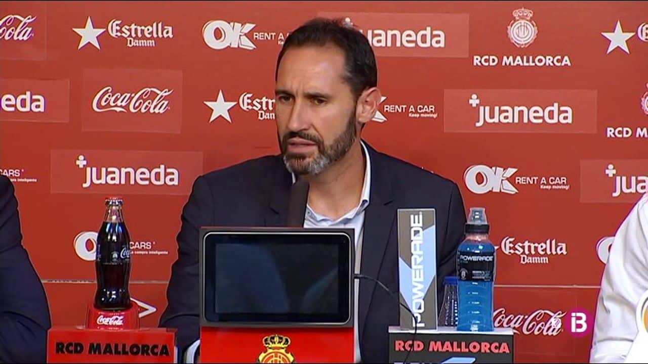 Vicente Moreno en rueda de prensa