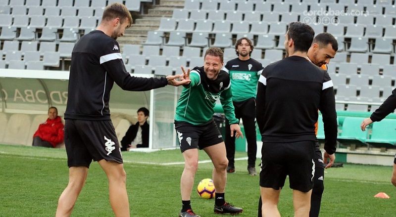 Curro Torres en un entrenamiento