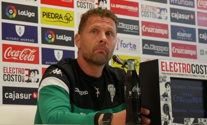 Curro Torres durante una rueda de prensa | Imagen: Córdoba CF