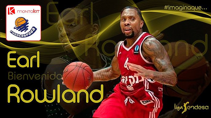 Fotomontaje del fichaje de Earl Rowland. Foto: Liga Endesa.