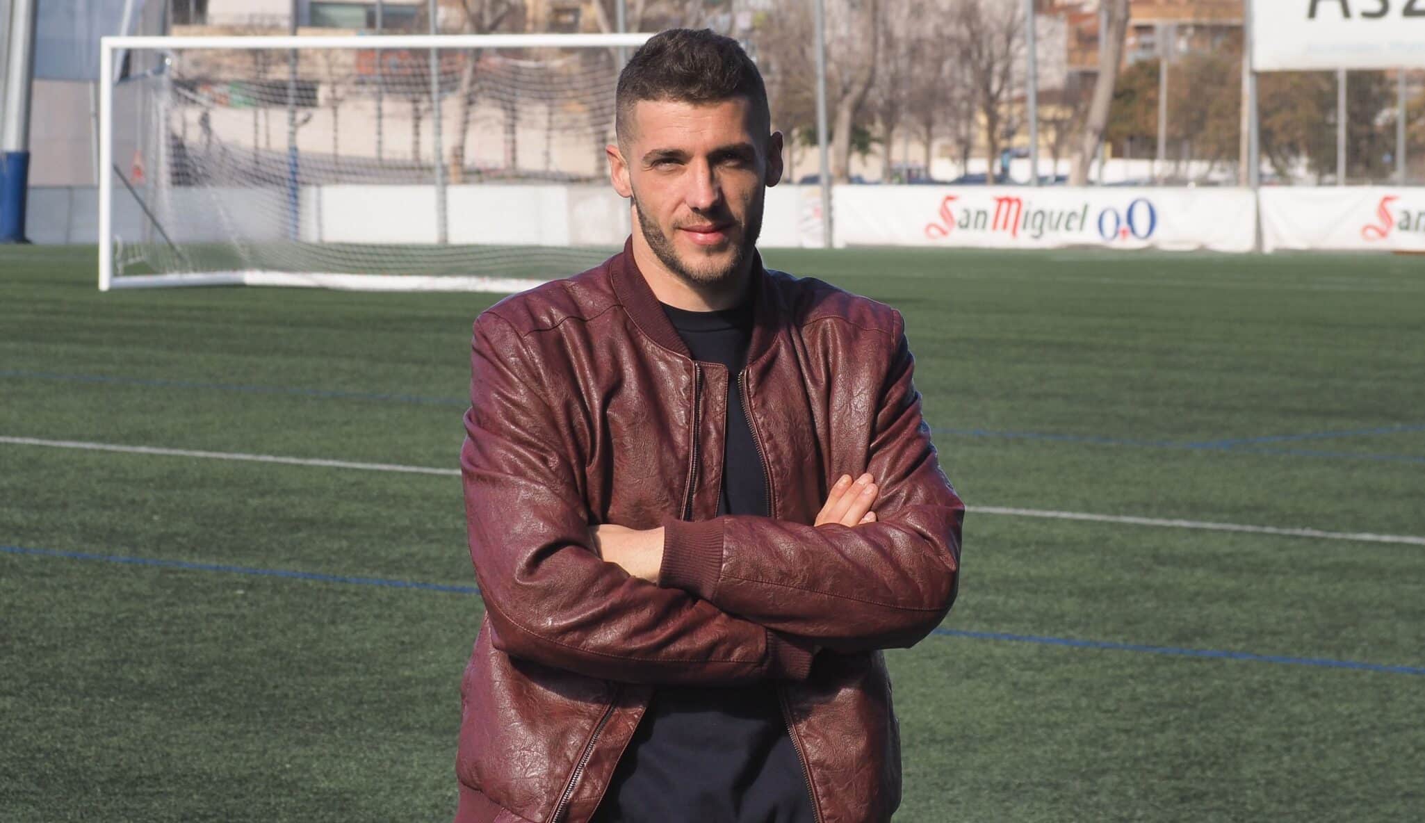 Pep Caballé, capitán de la Unió Esportiva Cornellà