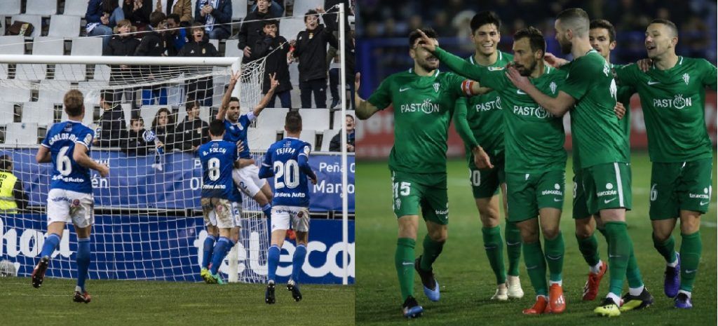 Oviedo y Sporting suman de tres en tres