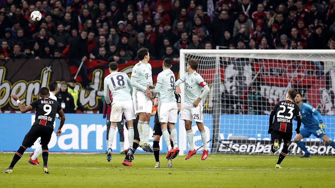 Cobro magistral de Leon Bailey. Vía: fcbayern.com