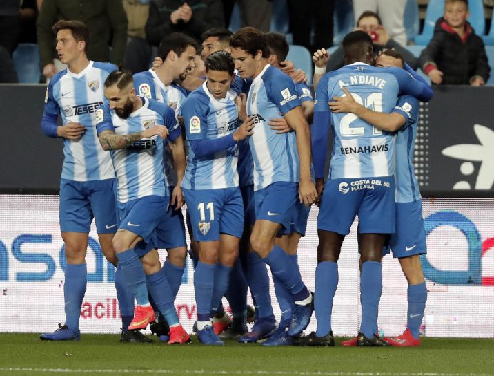 El Málaga se dedicó durante prácticamente todo el encuentro a defender su gol inicial