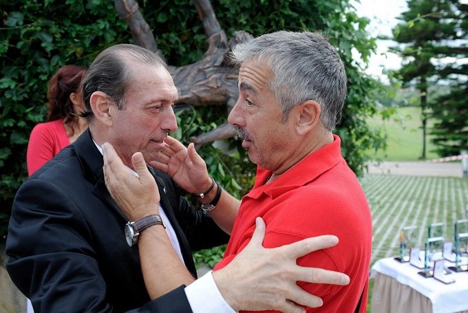 Quini y Manolo Preciado en 2010