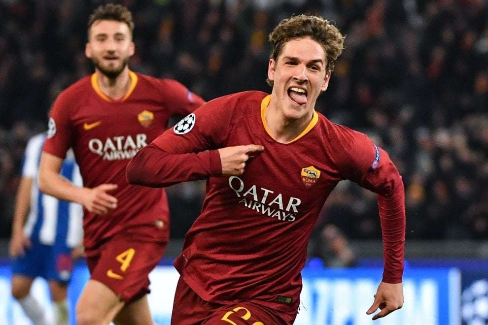 Zaniolo brilló para darle la ventaja a la Roma frente al Porto. Foto: AP