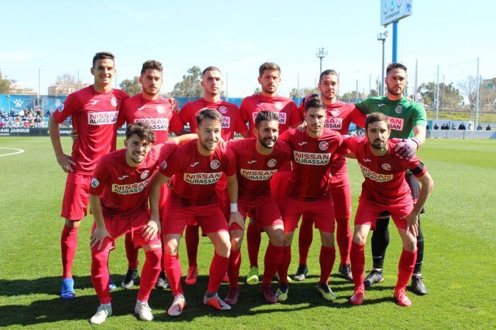 Once del Conquense, la pasada jornada ante el Espanyol 'B'.