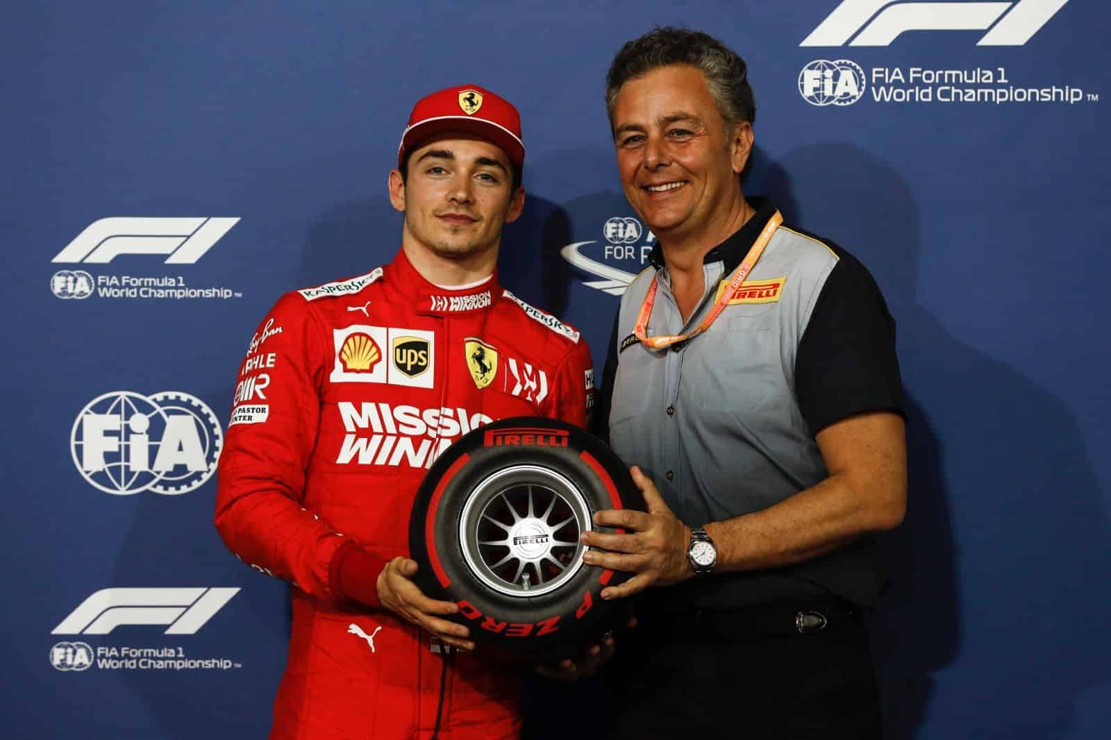 Sonriente tras su primera pole en F1 // vía Twitter: @F1