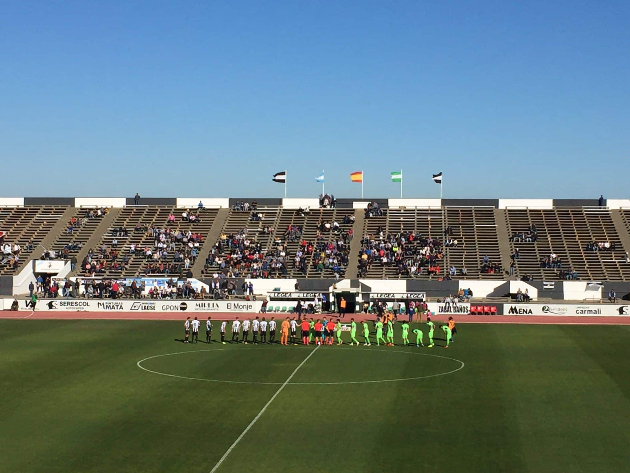 Minutos antes de comenzar el encuentro