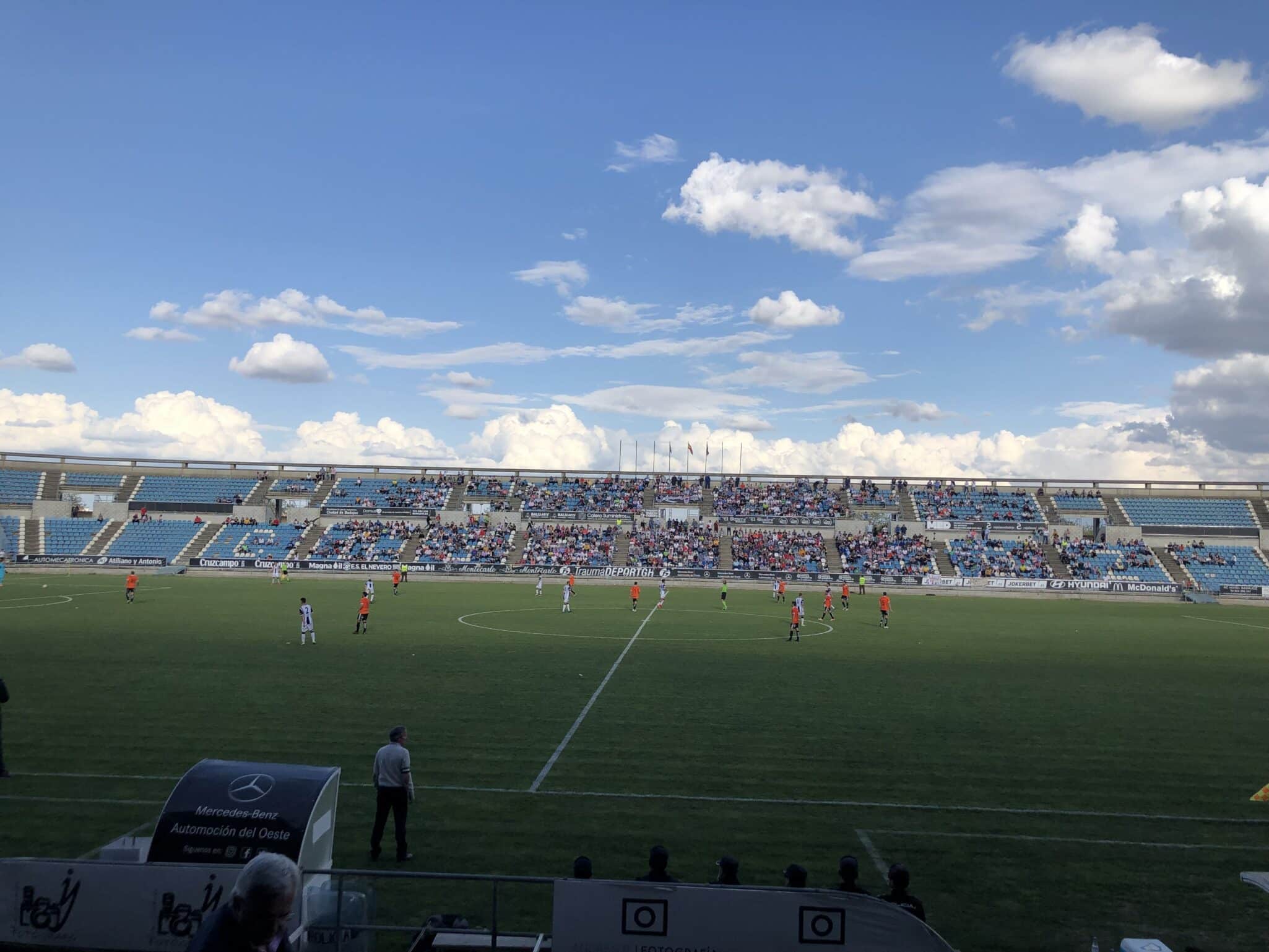 Minutos de juego entre el CD Badajoz-FC Cartagena
