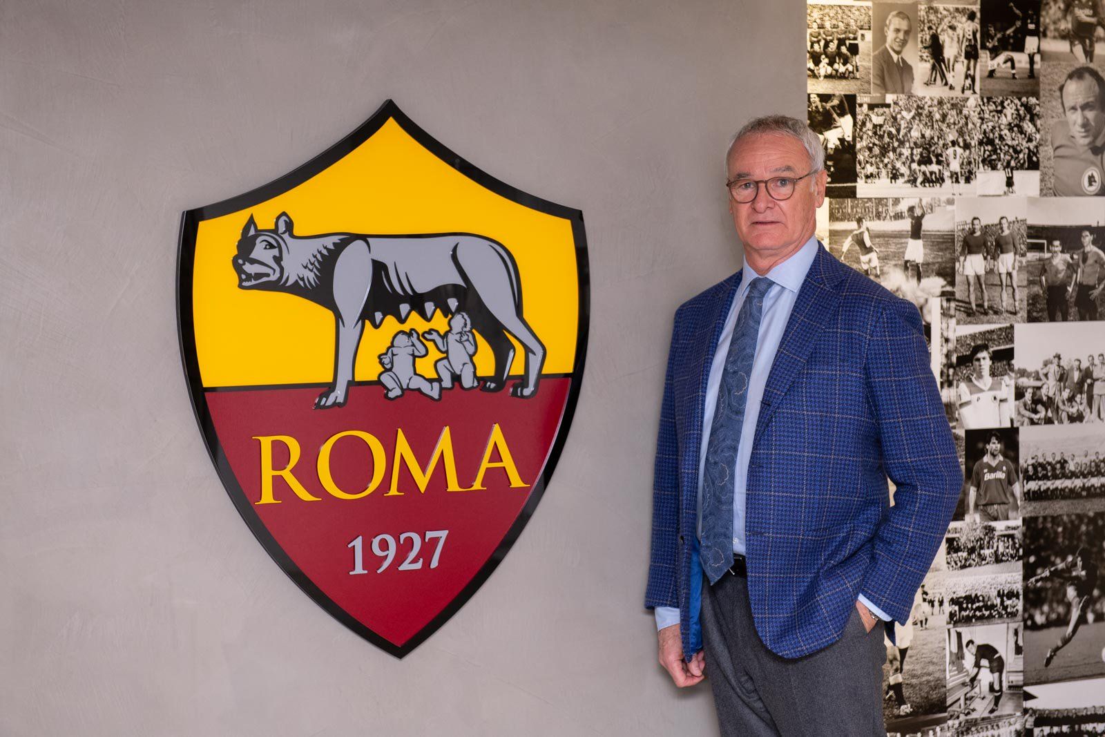 En su primera etapa con la Roma, Ranieri consiguió 50 victorias en 90 partidos, para un 55.56% de efectividad. Foto: AS Roma.