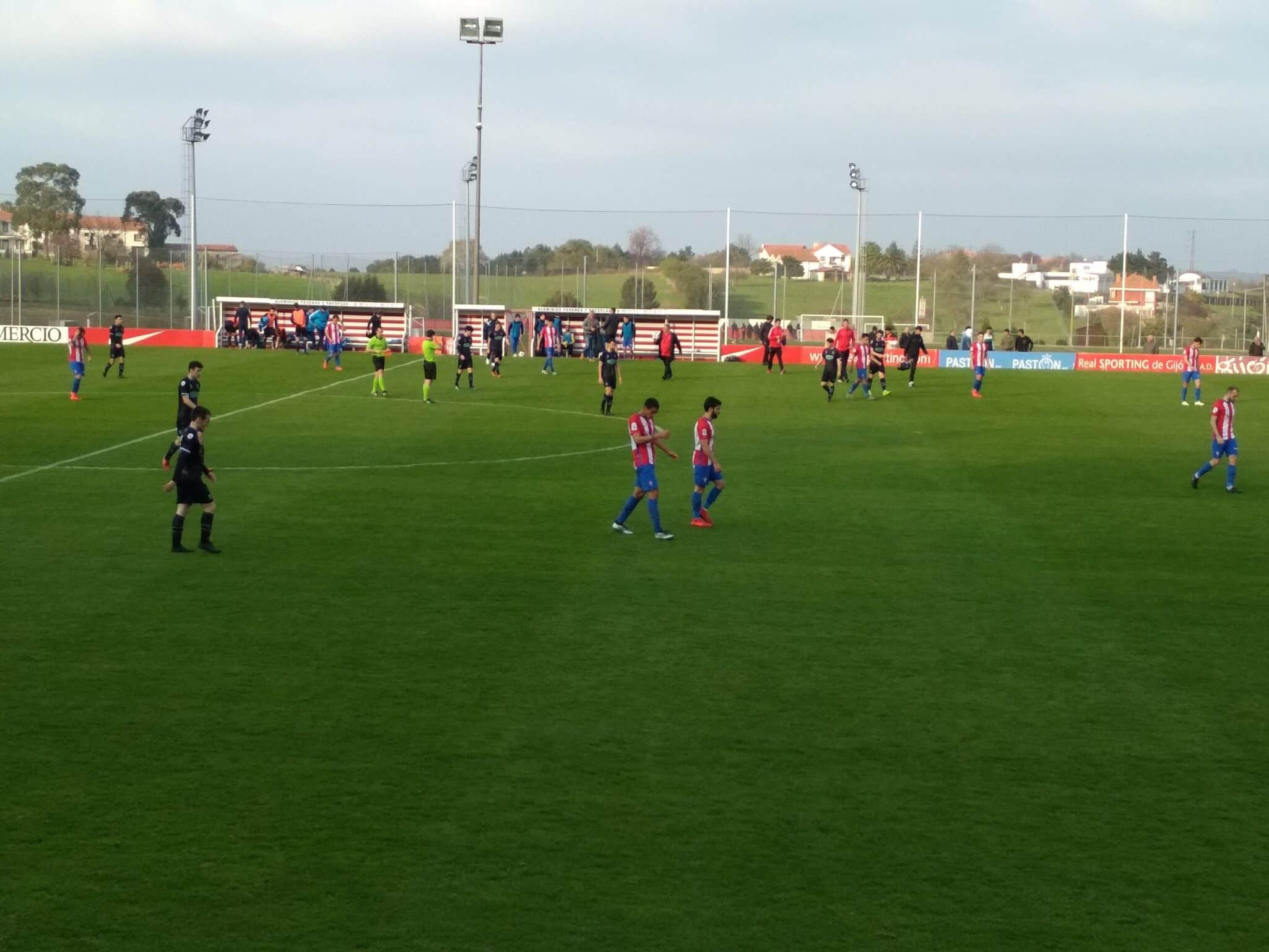 Instante en el que finalizaba la primera parte en Mareo
