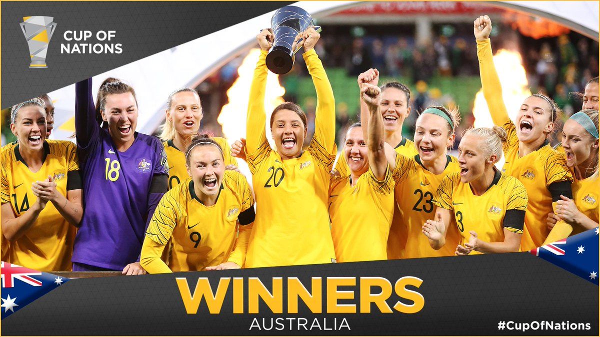 ¡Matildas campeonas! (foto: Twitter Westfield Matildas)