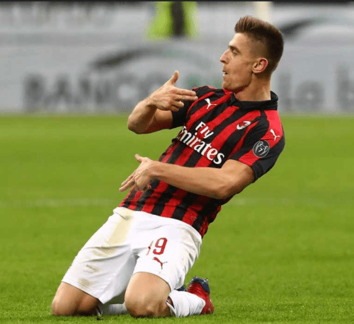 Piatek celebra el gol del 1-2 - Foto destacada vía: www.agimeg.it