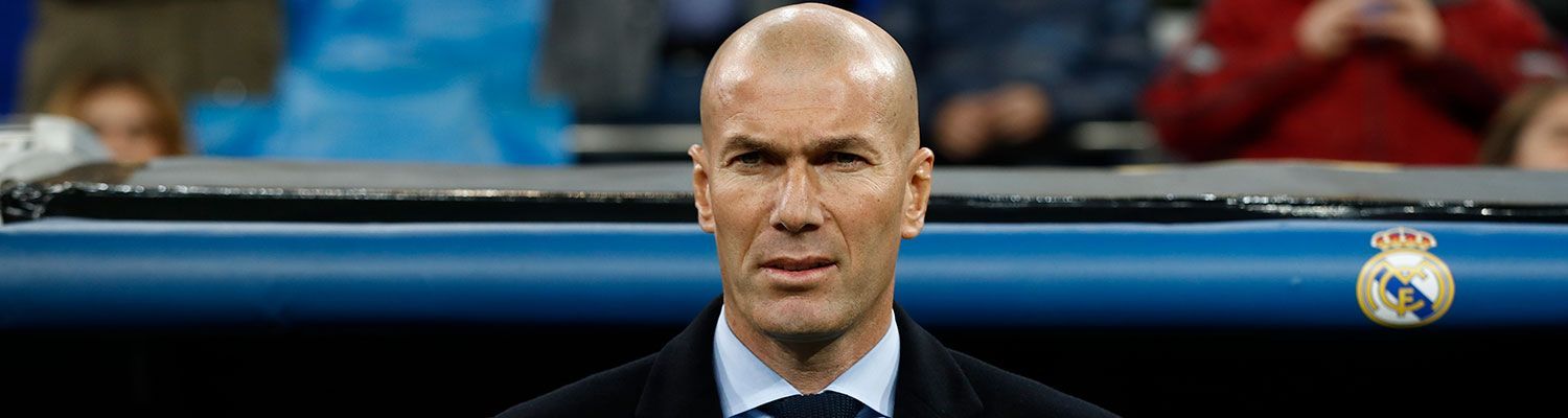 Zinedine Zidane en un partido como entrenador del Real Madrid. Foto: Real Madrid Club de Fútbol.