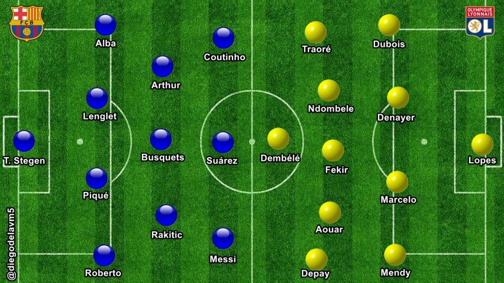 Partido de vuelta abierto en el Camp Nou