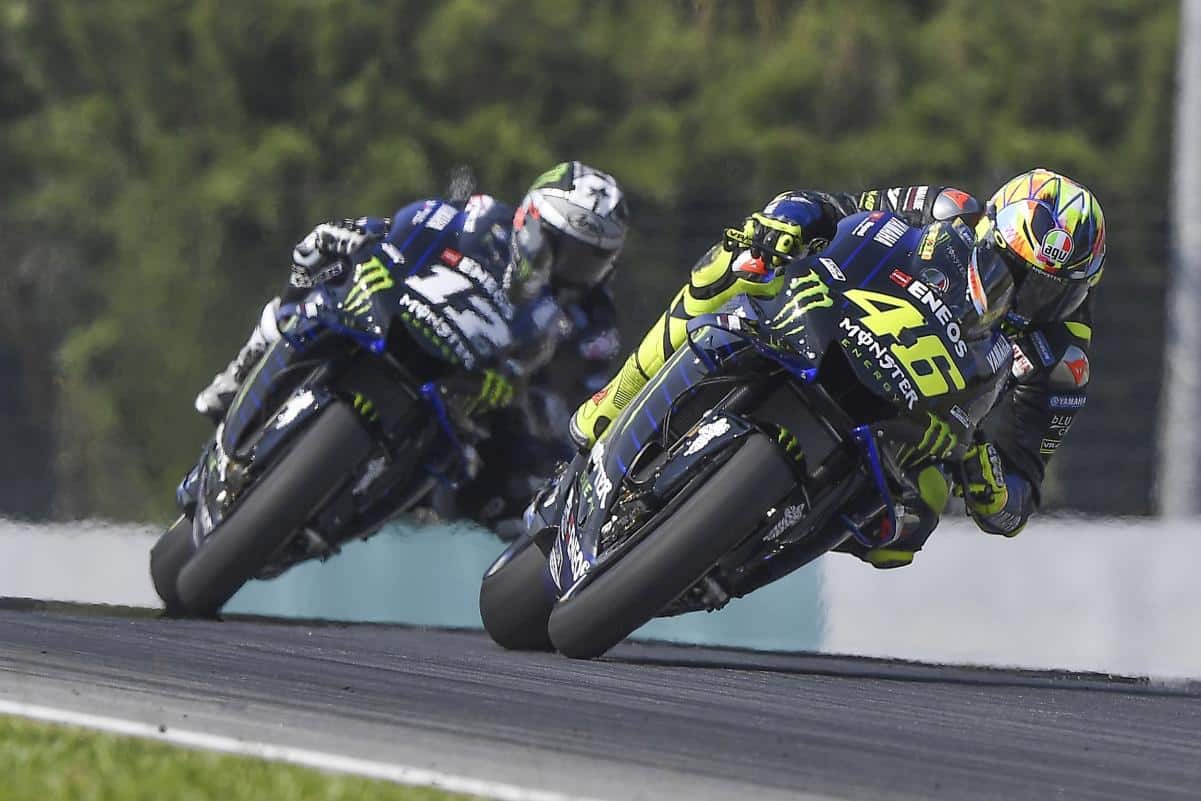 Rossi y Viñales en Qatar | Foto: motogp.com