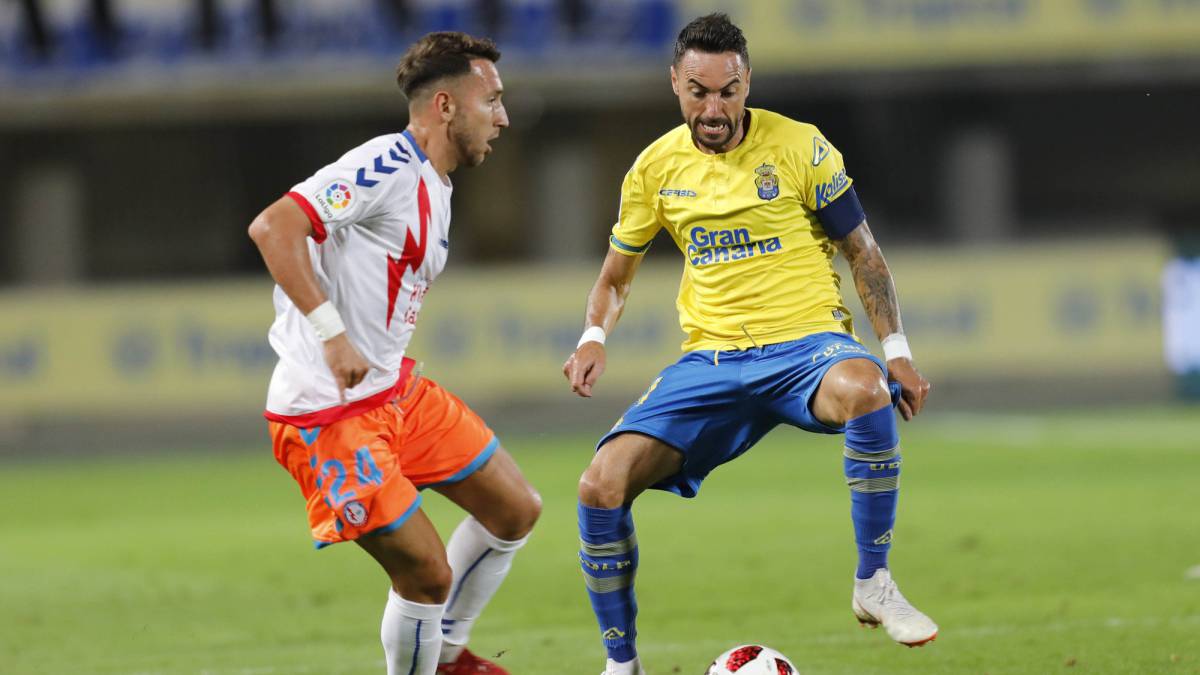 Fede Varela en un encuentro frente a la UD Las Palmas (Fuente: Rayo Majadahonda).