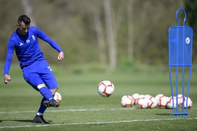 Sergio Tejera en un entrenamiento (Foto: Real Oviedo)