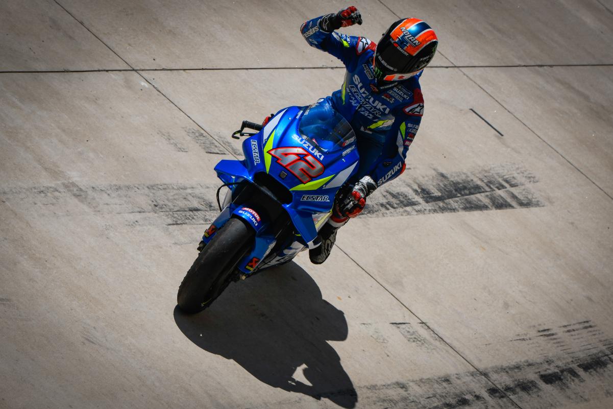 Primera victoria para Rins. Foto: motogp.com