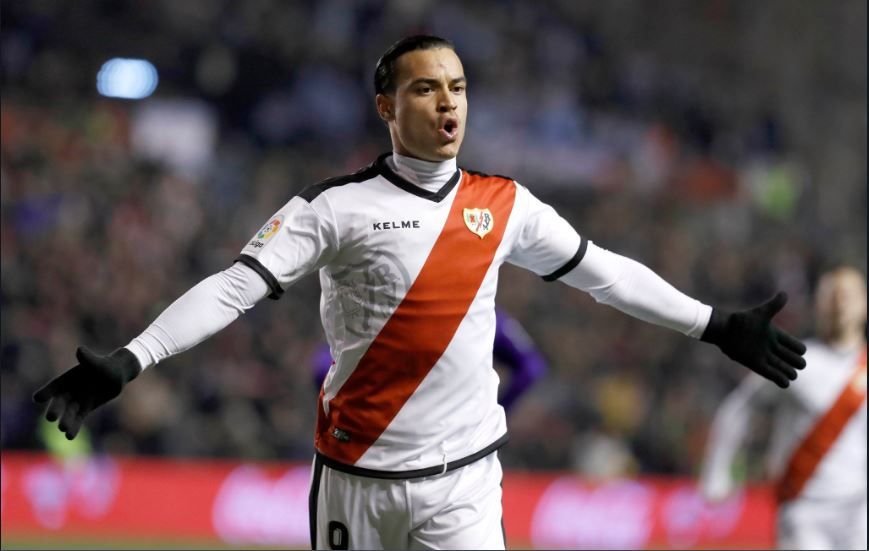 Raúl de Tomás celebra un tanto