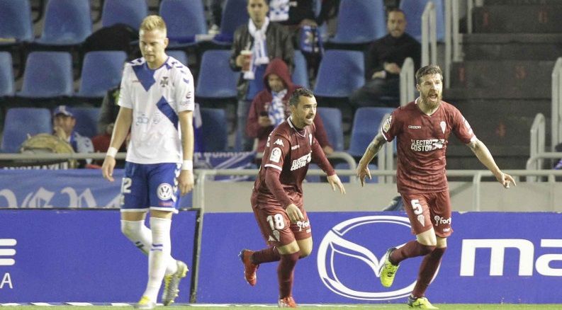 Chus Herrero celebra su gol ante el Tenerife | Imagen: Twitter