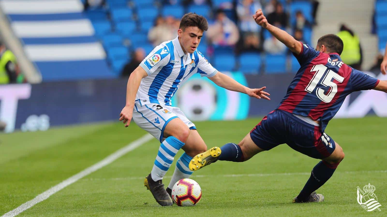 Ander Barrenetxea debutó como titular a sus 17 años (Foto: Real Sociedad)