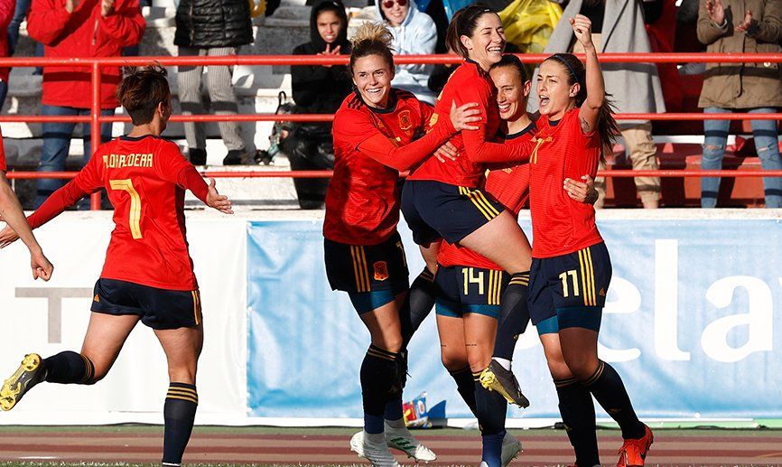Imagen del twitter de la selección española femenina