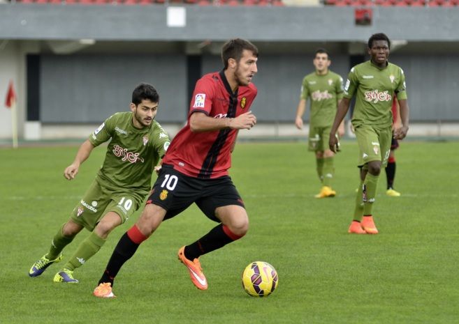 Lance del último encuentro disputado en Son Moix entre Mallorca y Sporting (Foto: El Mundo)