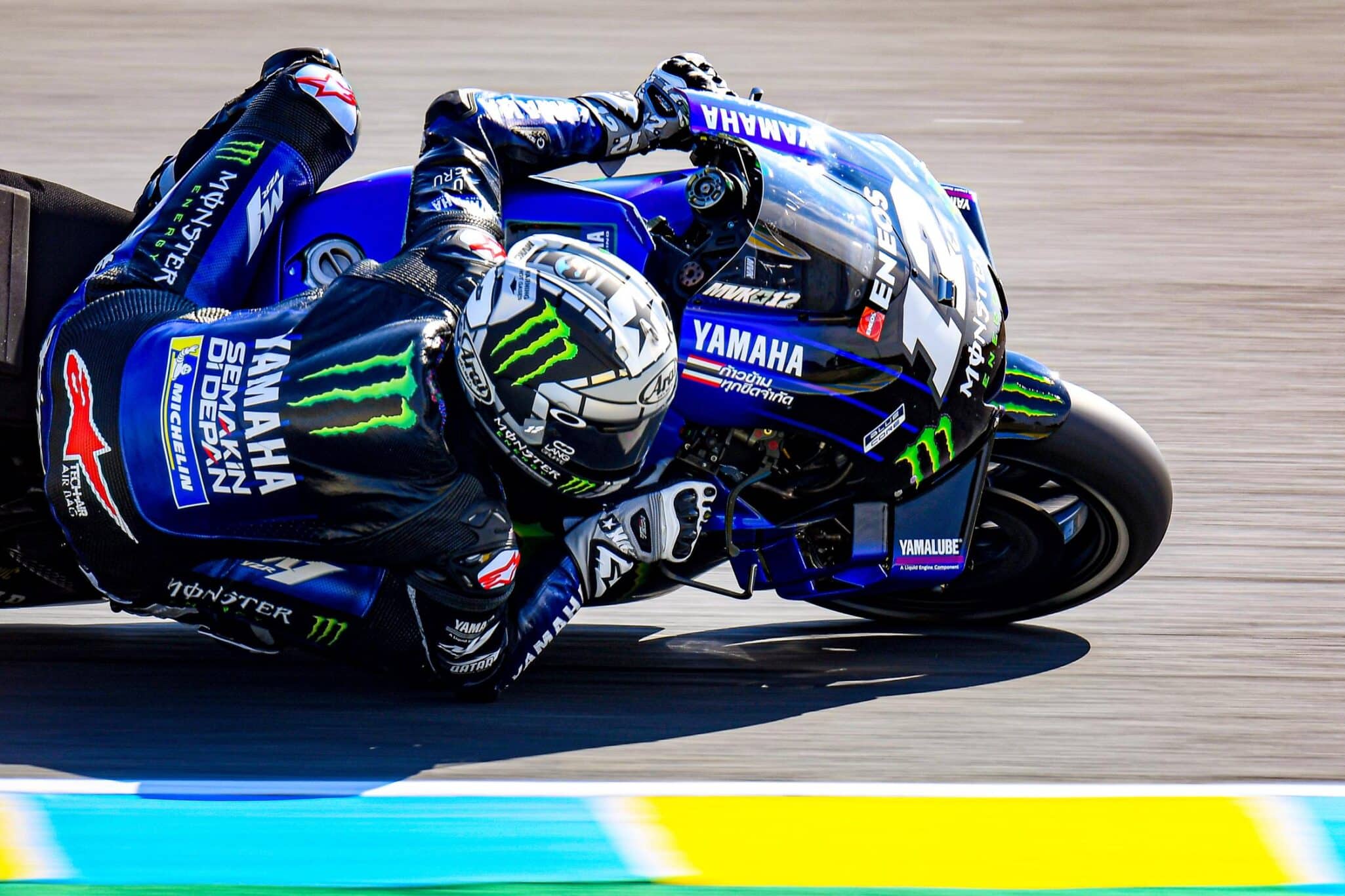 Viñales a lomos de Yamaha durante los primeros libres / Fuente: motogp.com