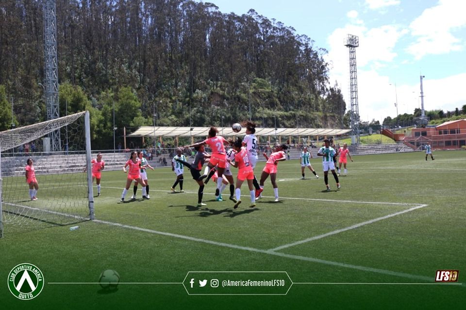 América de Quito vs Ñañas Foto: america_femeninolfs10