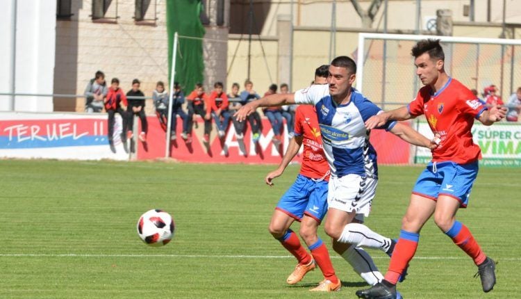 Lance del derbi en Pinilla de la pasada jornada