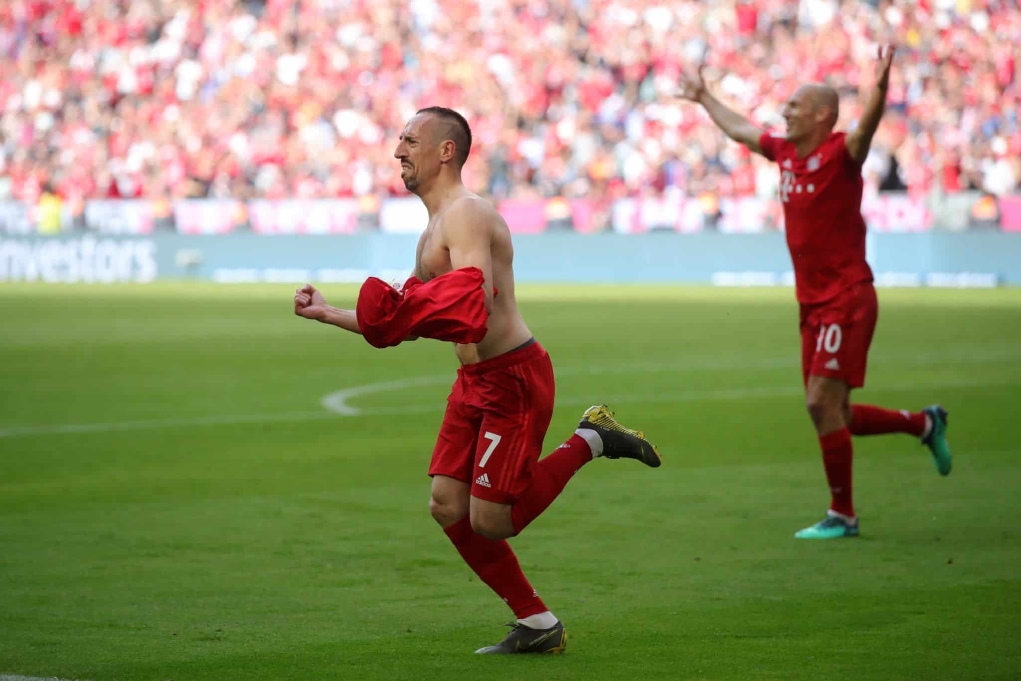 Ribéry y Robben marcaron en su despedida. Vía: fcbayern.com