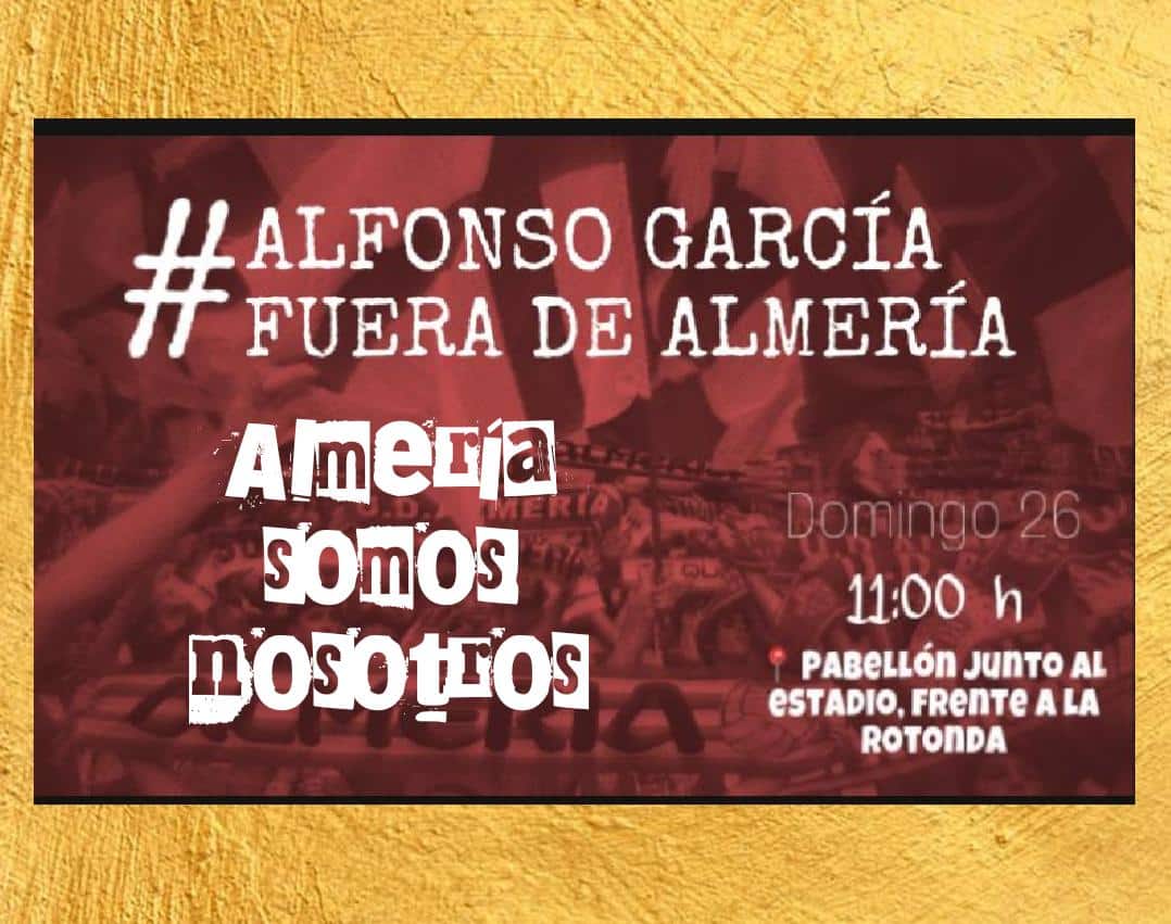 Almería se moviliza contra Alfonso García