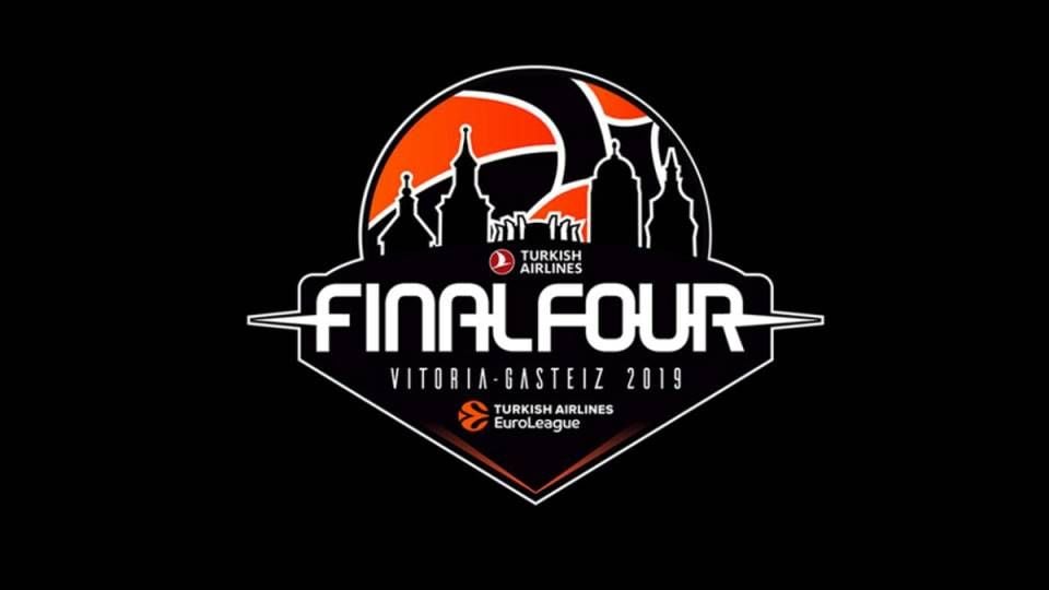 Logo oficial de la Final Four Vitoria-Gasteiz 2019. Foto: Turkish Airlines Euroleague.