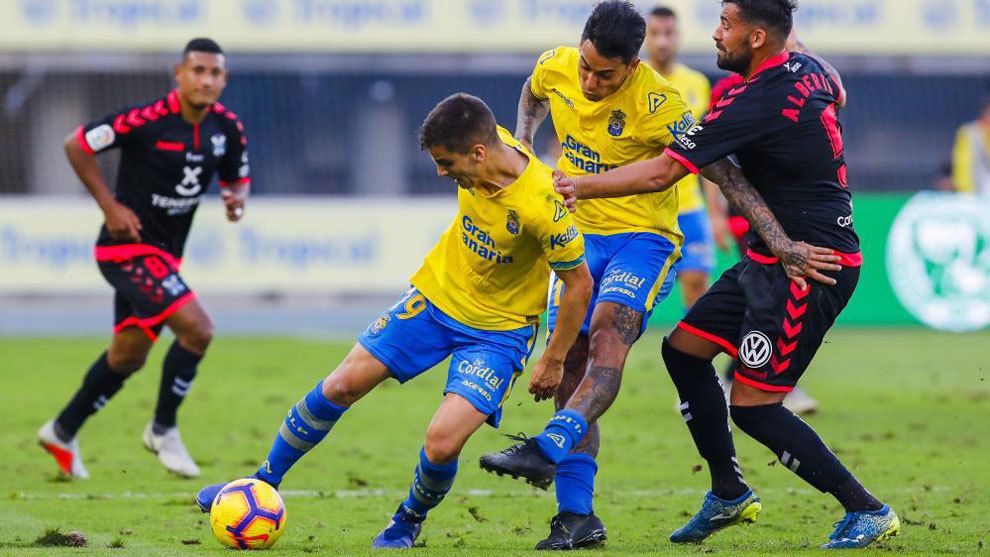 Ruiz de Galarreta la pasada campaña en la UD Las Palmas