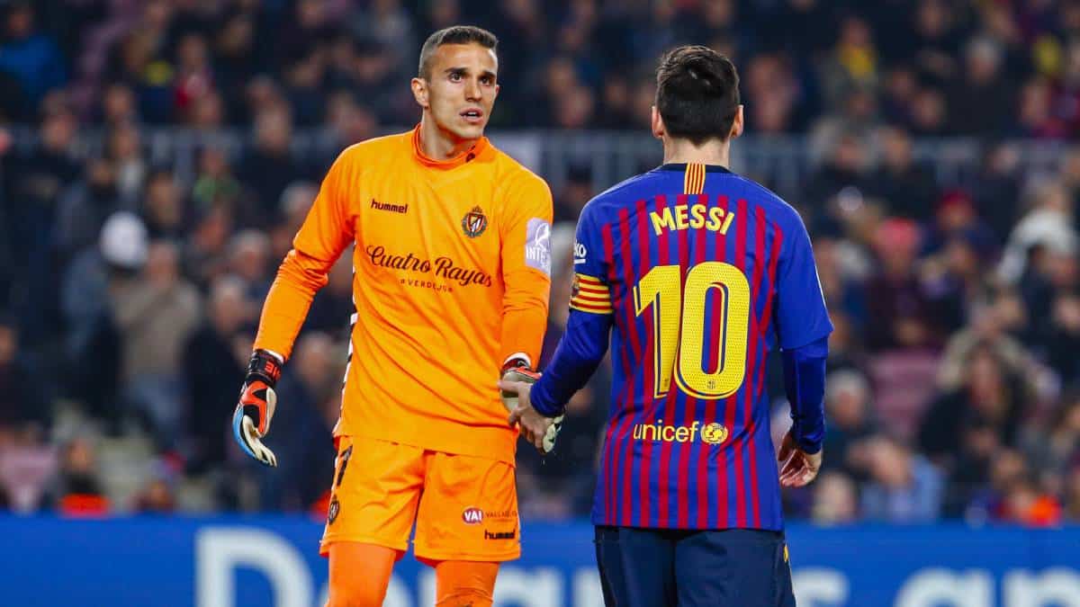 Jordi Masip con Messi en 2019