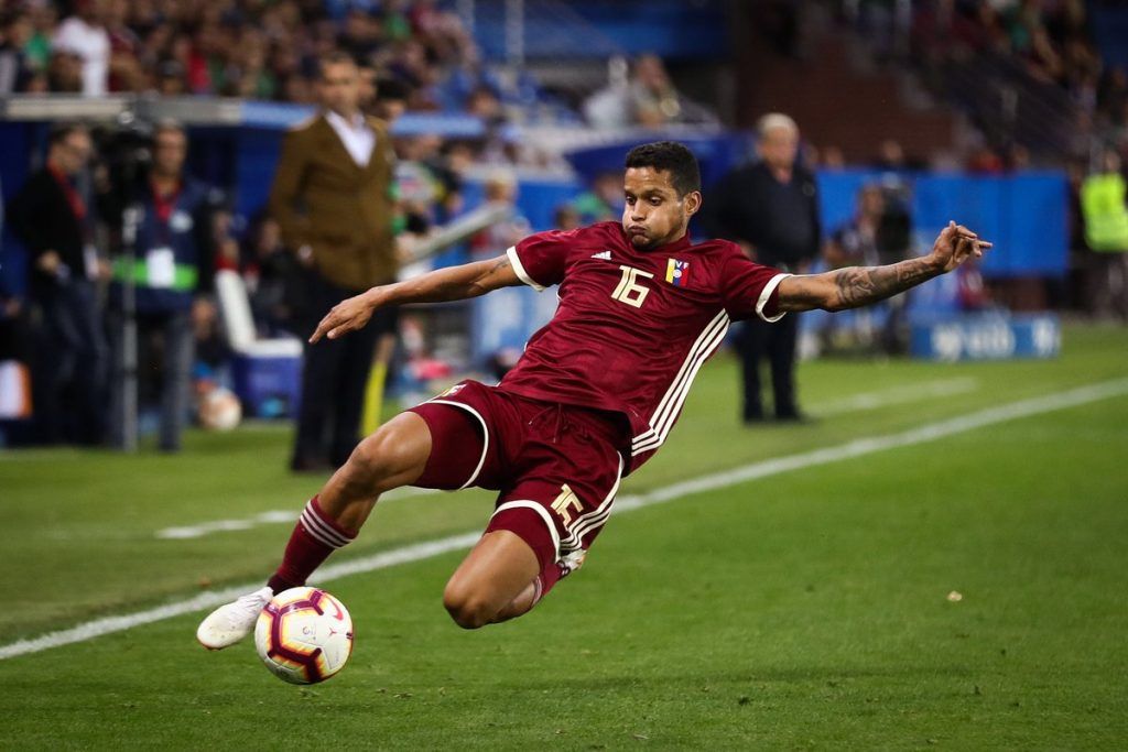 Rosales durante un encuentro con la selección de Venezuela en 2018