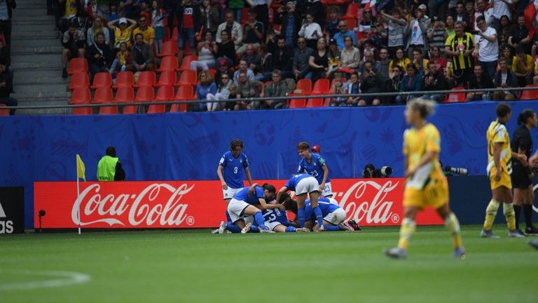 Celebración del gol